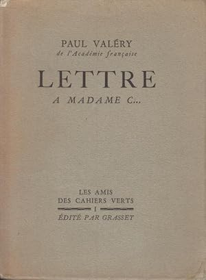 Image du vendeur pour Lettre a Madame C. mis en vente par PRISCA