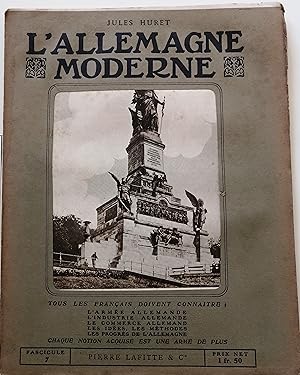 Imagen del vendedor de L'Allemagne Moderne : Tous les francais doivent connaitre ; l'arme allemande , l'industrie allemande , le commerce allemand, les ides , les mthodes , les progrs de l'allemagne ; Chaque notion acquise est une arme de plus : Fasticule 7 a la venta por PRISCA