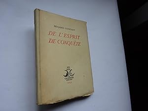 Image du vendeur pour De L'Esprit De Conquete mis en vente par J R Wright