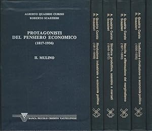 Bild des Verkufers fr Protagonisti del pensiero economico (1817-1936) - Vol. I, II, III, IV, V zum Verkauf von Biblioteca di Babele