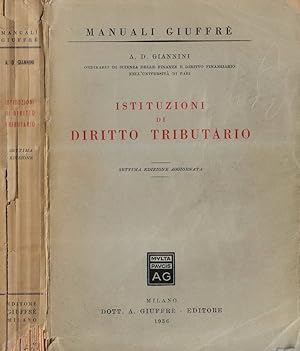 Seller image for Istituzioni di diritto tributario for sale by Biblioteca di Babele