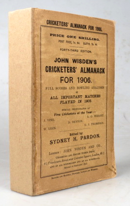 Immagine del venditore per John Wisden's Cricketers' Almanack for 1906 venduto da Bow Windows Bookshop (ABA, ILAB)