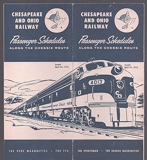 Seller image for CHESAPEAKE AND OHIO RAILWAY PASSENGER SCHEDULES Along the Chessie Route for sale by The Avocado Pit