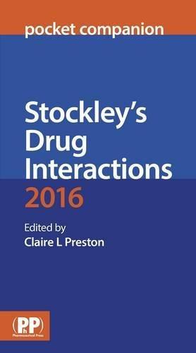 Imagen del vendedor de Stockley's Drug Interactions Pocket Companion a la venta por WeBuyBooks