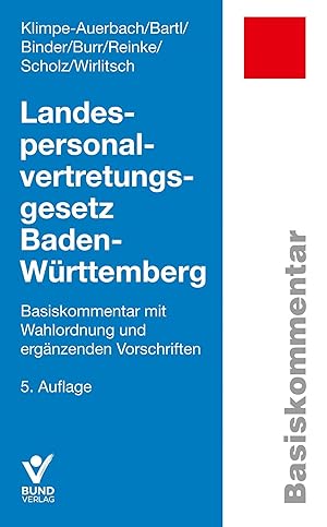 Imagen del vendedor de Landespersonalvertretungsgesetz Baden-Wrttemberg a la venta por moluna