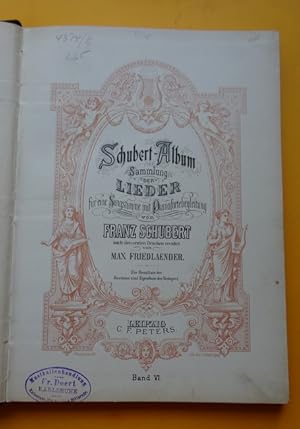 Schubert-Album. Band VI (6) (Sammlung der Lieder für eine Singstimme mit Pianofortebegleitung, re...