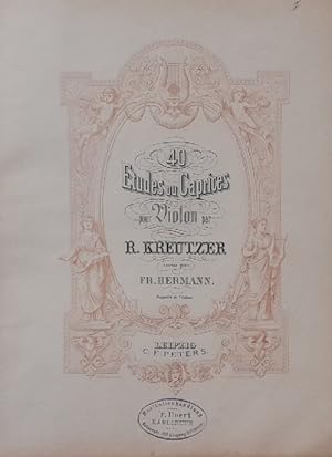 Bild des Verkufers fr 40 Etudes ou Caprices pour le Violon (Revus par Fr. Hermann) zum Verkauf von ANTIQUARIAT H. EPPLER