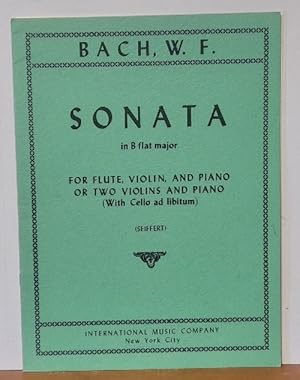 Sonata in B flat major (dor Flute, Violin, and Piano or two Violins and Piano (with Cello ad libi...