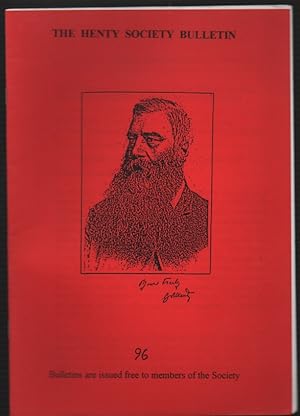 Immagine del venditore per The Henty Society Bulletin Number 96 Volume XII Summer 2001 venduto da Sonnets And Symphonies