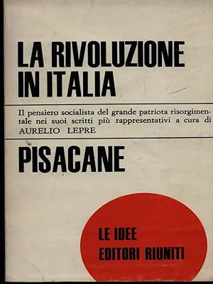 Bild des Verkufers fr La rivoluzione in Italia zum Verkauf von Librodifaccia