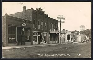 Photo Postcard Stanwood, IA, Main St.