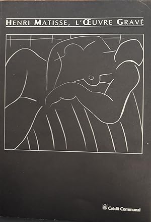 Imagen del vendedor de Henri Matisse : catalogue raisonn de l'oeuvre grav. a la venta por La Redoute