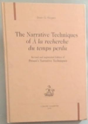 Bild des Verkufers fr The narrative techniques of "A la Recherche du temps perdu" - revised and augmented edition of Proust's narrative techniques zum Verkauf von Chapter 1