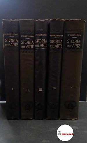 Seller image for MANUALE DI STORIA DELL'ARTE - 5 VOLL for sale by Amarcord libri