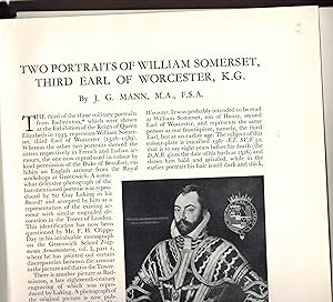 Imagen del vendedor de Two Portraits of William Somerset, Third Earl of Worchester a la venta por ! Turtle Creek Books  !