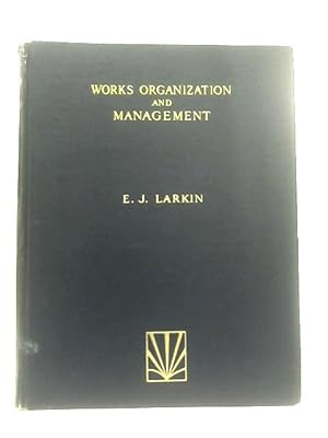 Seller image for Works Organization and Management for sale by World of Rare Books