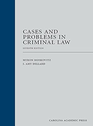 Bild des Verkufers fr Cases and Problems in Criminal Law zum Verkauf von Reliant Bookstore
