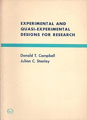 Seller image for Experimental and Quasi-Experimental Designs for Research for sale by ZBK Books