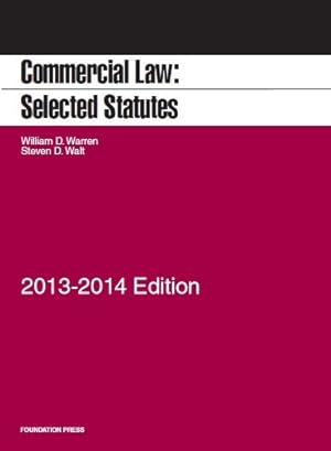 Seller image for Commercial Law: Selected Statutes, 2013-2014 for sale by ZBK Books