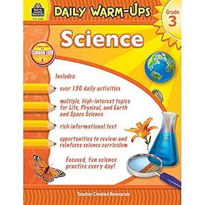 Bild des Verkufers fr Teacher Created Resources Daily Warm-Ups Science Book, Grade 3 zum Verkauf von ZBK Books