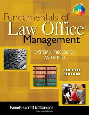 Image du vendeur pour Fundamentals of Law Office Management mis en vente par ZBK Books