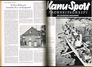 Fachzeitschrift des Deutschen Kanusports: 26. Jahrgang, 1957 [35 Hefte, kompl. / Amtliches Nachri...