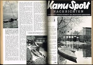 Illustrierte Fachzeitschrift des Deutschen Kanusports: 10. Jahrgang, 1956 [24 Hefte, kompl. / Amt...