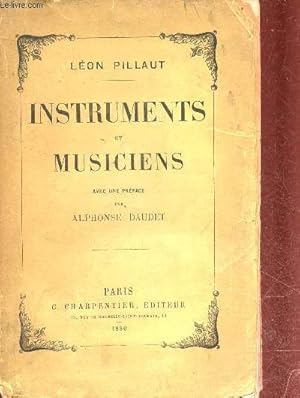 Image du vendeur pour Instruments et musiciens. mis en vente par Le-Livre