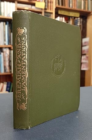 Bild des Verkufers fr The Book of Jeremiah and Lamentations zum Verkauf von Edinburgh Books