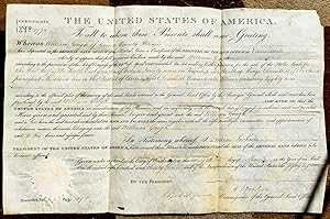 Seller image for Land Grant, Certificate No. 277, William Gough, Greene County, Edwardsville, Illinois, March 12, 1834 for sale by Legacy Books II