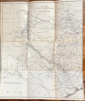 Image du vendeur pour Map of the Colorado & Southern Lines and Affiliated Lines mis en vente par mediumraremaps.com