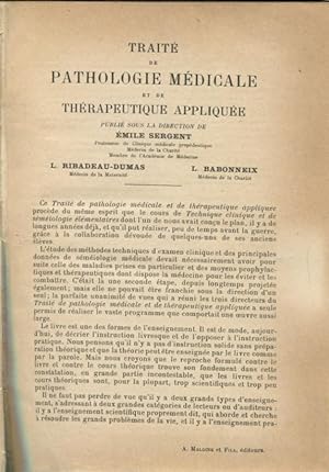 Image du vendeur pour Trait de pathologie mdicale et de thrapeutique applique. 2, Appareil respiratoire tome 2 mis en vente par PRISCA