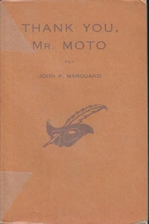 Seller image for Thank you, Mr. Moto. (Traduit de l'anglais par Jeanne Fournier-Pargoire). for sale by PRISCA