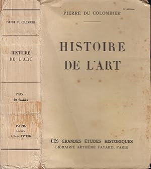 Imagen del vendedor de Histoire de l'art a la venta por PRISCA