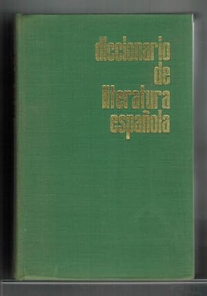 Diccionario de literatura española.