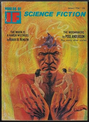 Imagen del vendedor de IF Worlds of Science Fiction: January, Jan. 1966 ("The Moon is a Harsh Mistress") a la venta por Books from the Crypt