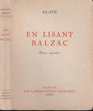 Image du vendeur pour En lisant Balzac mis en vente par PRISCA