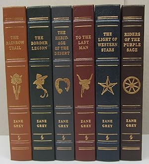 Western Zane Grey Classics Six Volumes; Riders of the Purple Sage, The Rainbow Trail, To the Last...