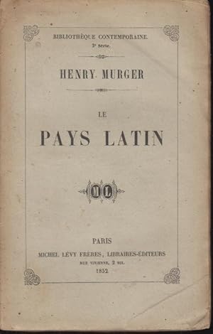 Seller image for Le Pays latin for sale by PRISCA