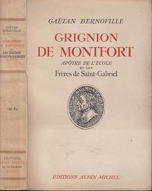 Imagen del vendedor de de l'Ecole et les Frres de Saint-Gabriel a la venta por PRISCA