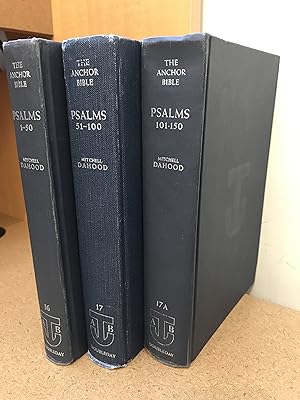 Psalms I, 1-50; II, 51-100; III 101-150 (Anchor Bible Series, Vol. 16, 17, 17A - 3 volumes)