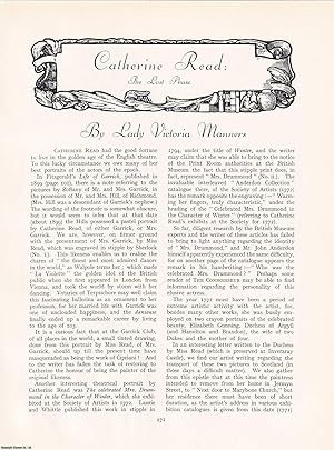 Seller image for Catherine Read (1723-1778): The Last Phase. An original article from The Connoisseur, 1932. for sale by Cosmo Books