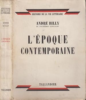 Seller image for L'poque contemporaine (1905-1930) for sale by PRISCA