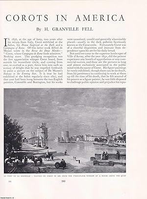 Seller image for Works by Corot in America. An original article from The Connoisseur, 1934. for sale by Cosmo Books
