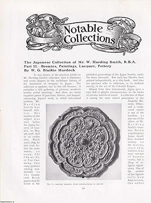 Imagen del vendedor de The Japanese Collection of W. Harding Smith: Part 2, Bronzes, Paintings, Lacquer and Pottery. An original article from The Connoisseur, 1920. a la venta por Cosmo Books