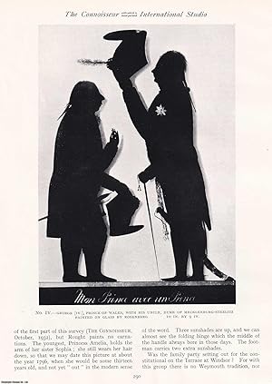 Imagen del vendedor de Silhouette Portraits in the Royal Collections. An original article from The Connoisseur, 1932. a la venta por Cosmo Books