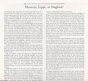 Seller image for Masaccio, Lippi or Hugford? An original article from The Burlington Magazine, 1971. for sale by Cosmo Books