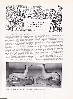 Bild des Verkufers fr A Collection of Pottery Model Dogs from Various Factories. An original article from The Connoisseur, 1922. zum Verkauf von Cosmo Books