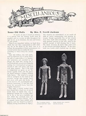 Imagen del vendedor de Some Old Dolls. An original article from The Connoisseur, 1927. a la venta por Cosmo Books