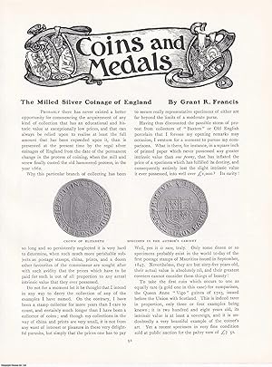 Bild des Verkufers fr The Milled Silver Coinage of England. An original article from The Connoisseur, 1913. zum Verkauf von Cosmo Books